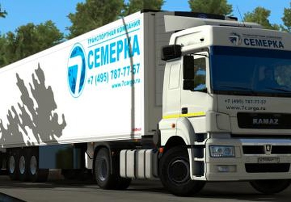 СкинПак «Семёрка»версия 1.0 для Euro Truck Simulator 2 (v1.35.x, - 1.43.x)