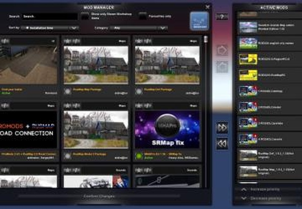 Фикс совмещения карт MHAPro, RoEx, RusMap, SRMap и Великая степьv1.0 для Euro Truck Simulator 2 (v1.36.x)