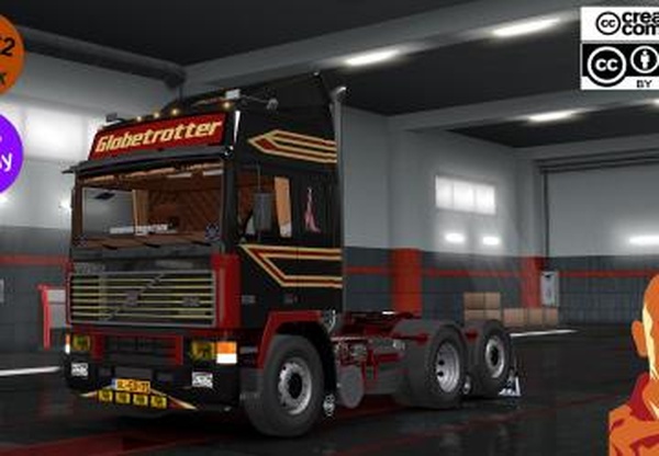 Volvo F16 6x2 Сustomверсия 1.0 для Euro Truck Simulator 2 (v1.35.x, 1.36.x)