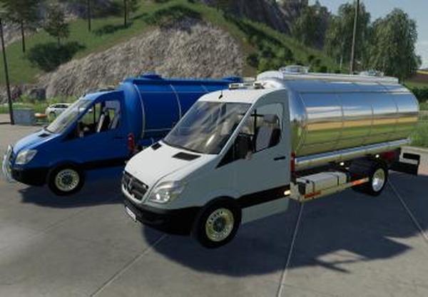 Mercedes-Benz Sprinter Tankerверсия 1.0.0.0 для Farming Simulator 2019 (v1.5.x)