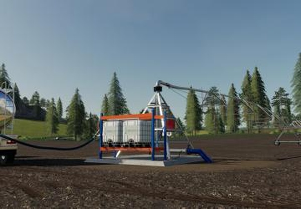 Lindsay Zimmatic Pivot 124m Placeableверсия 1.0.0.0 для Farming Simulator 2019 (v1.5.x)
