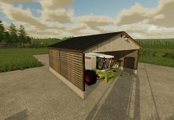 Drive Thru Log Shedверсия 1.0.0.0 для Farming Simulator 2022