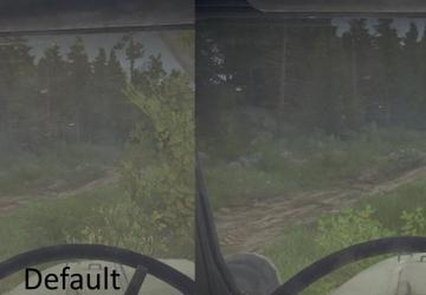Более чистые стёкла для дефолтаверсия 1.0 для Spintires: MudRunner (v29.01.18)