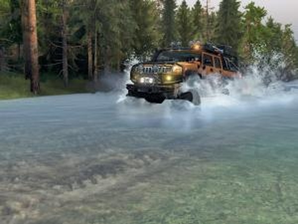 Карта «Black Clamp»версия 2.0 для SpinTires (v03.03.16)