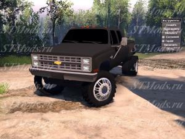 Chevy Silverado Dually Crew Cab 1986версия 22.04.16 для SpinTires (v03.03.16)