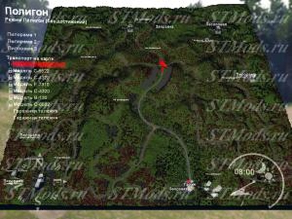 Карта «West Virginia»версия 1 для SpinTires (v03.03.16)