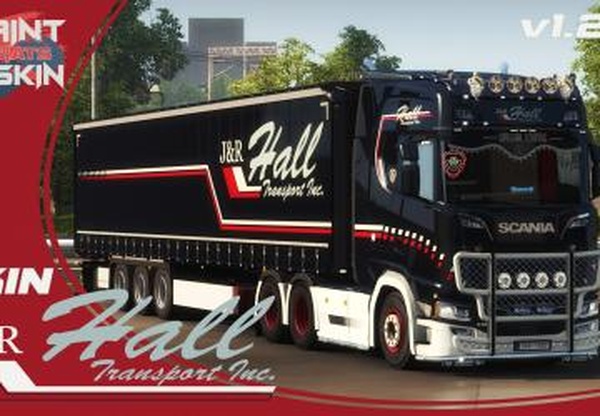 Скин combo «J&R Hall» для Scania S+Kronev1.2.0 для Euro Truck Simulator 2 (v1.35.x, 1.36.x)