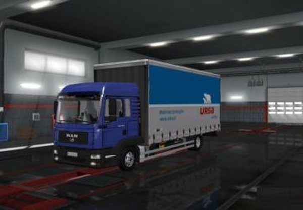 Man TGL Tandemверсия 1.0 для Euro Truck Simulator 2 (v1.35.x, 1.36.x)
