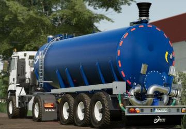 Kumm Tanker Semi-Trailerверсия 1.0.0.0 для Farming Simulator 2019 (v1.5.x)