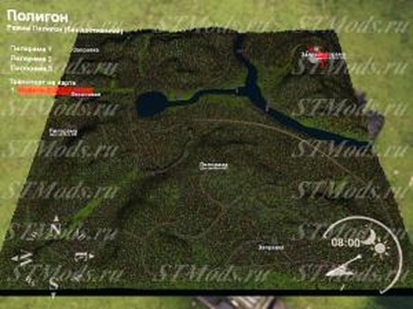 Карта «LIFE LINE»версия 1 для SpinTires (v03.03.16)