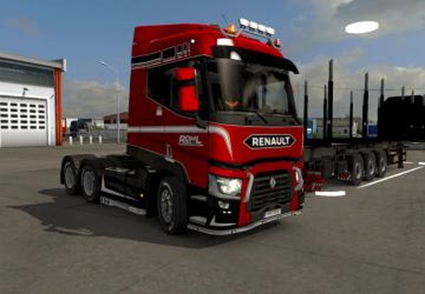 Скин «ROML Cargo Logistics Special» для Renault T Rangev1.0 для Euro Truck Simulator 2 (v1.35.x, 1.36.x)