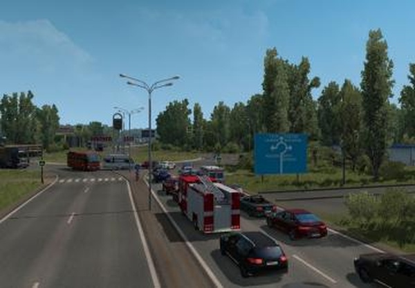 Переработка карты RusMapверсия 3.1.5 для Euro Truck Simulator 2 (v1.36.x)