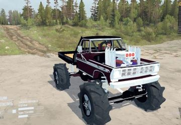 KWK Ford F-100версия 2 для Spintires: MudRunner (v29.01.18)