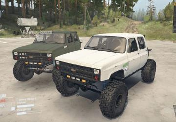 Chevy K30 Crawlerверсия 3 для Spintires: MudRunner (v29.01.18)