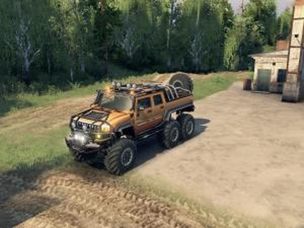 HUMMER H2 Offroad 6x6 SV.MPверсия 2.0 для SpinTires (v03.03.16)