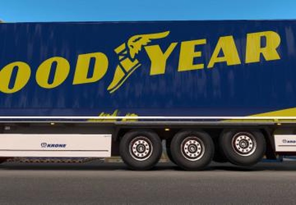 Krone liftable & steerable axleверсия 2.6 для Euro Truck Simulator 2 (v1.35.x, 1.36.x)