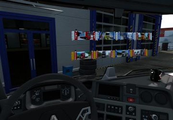 Вымпела с фото грузовиковверсия 1.0 для Euro Truck Simulator 2 (v1.35.x, 1.36.x)