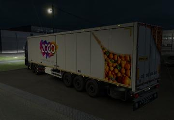 Skin Mandarinверсия 1.0 для Euro Truck Simulator 2 (v1.35.x, 1.36.x)