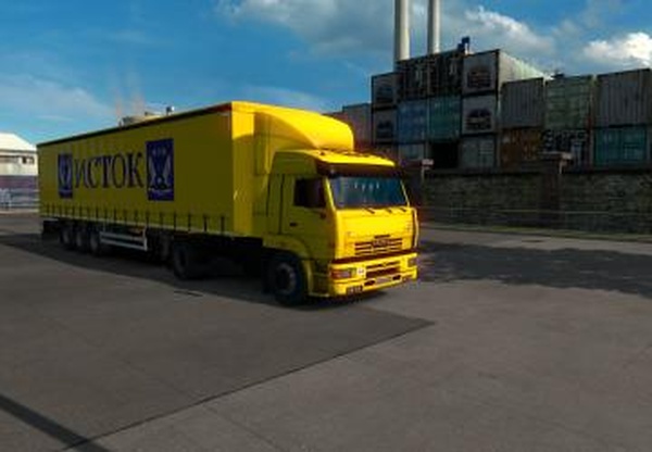 Скин «ИСТОК» из сериала Дальнобойщики 2версия 2.0 для Euro Truck Simulator 2 (v1.35.x, - 1.39.x)