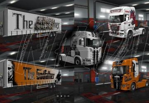 Scania Godfather Packверсия 1.0 для Euro Truck Simulator 2 (v1.35.x, 1.36.x)
