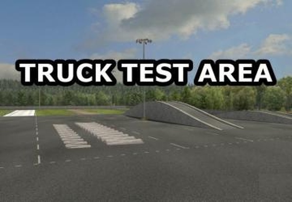 Truck Test Areaверсия 2.0 для Euro Truck Simulator 2 (v1.35.x, - 1.40.x)