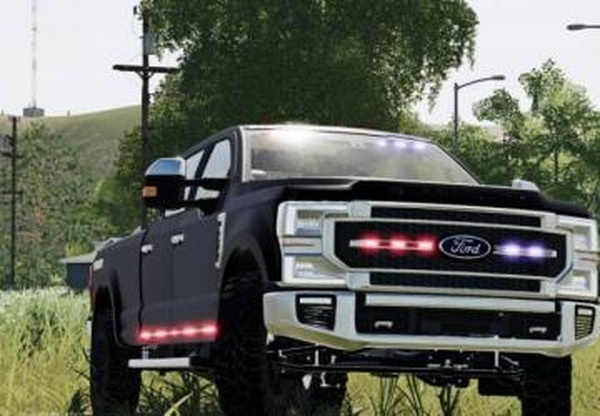 2020 Ford F-Series Slick Top Ghostверсия 1.0 для Farming Simulator 2019