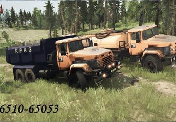 Краз-6510-65053версия 1 для Spintires: MudRunner (v29.01.18)