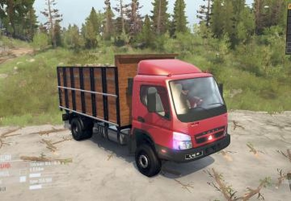 Mitsubishi Fuso Canterверсия 2 для Spintires: MudRunner (v29.01.18)