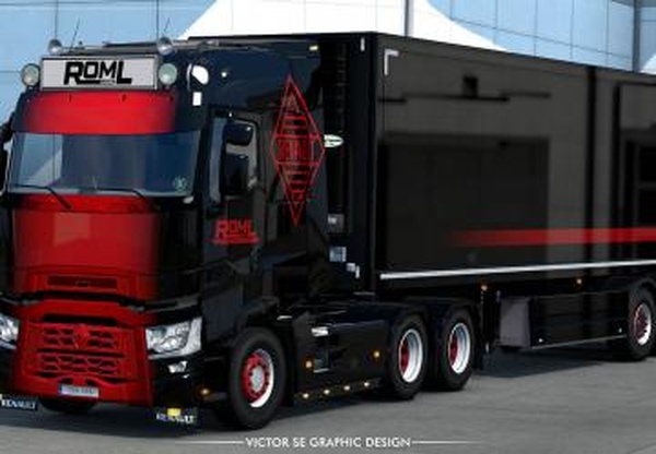 ROML Cargo Logistics Skinpackверсия 1.0 для Euro Truck Simulator 2 (v1.35.x, - 1.39.x)