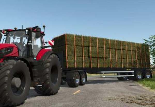 Lizard Flatbed Trailerверсия 1.0.0.0 для Farming Simulator 2025