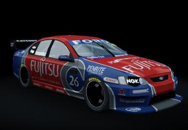 Ford Falcon BA V8 Supercarsверсия 1.0 для Assetto Corsa