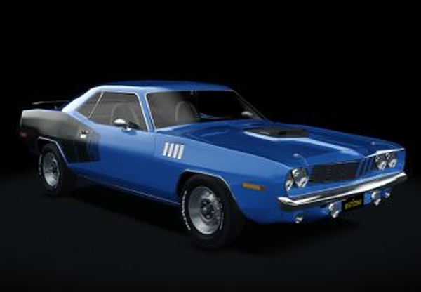 Plymouth Cuda 440 HEMI 1971версия 3.0 для Assetto Corsa