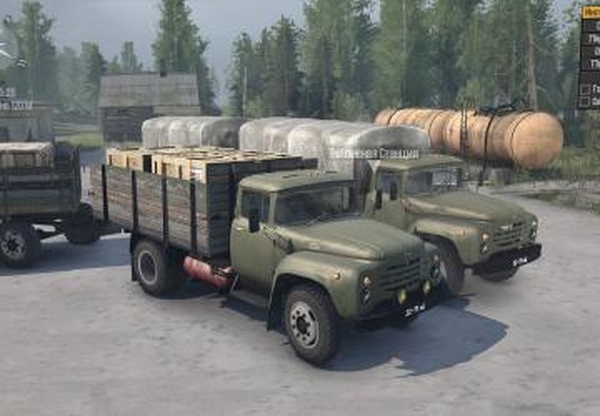 Пак Зил-130 4x2версия 1.0 для Spintires: MudRunner (v29.01.18)
