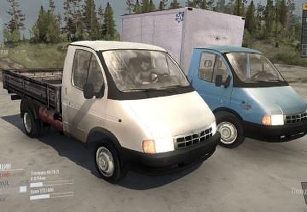 Газ-3302 «Газель»версия 2.0 для Spintires: MudRunner (v29.01.18)