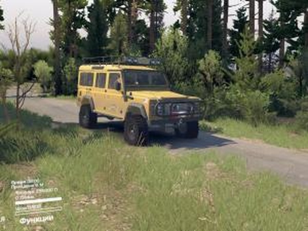 Land Rover Defender 110 «Camel Trophy»версия 17.01.16 для SpinTires (v03.03.16)