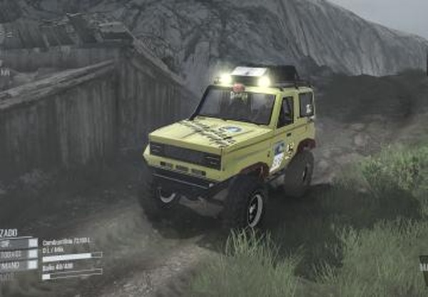 Toyota Land Cruiser 70версия 2 для Spintires: MudRunner (v29.01.18)