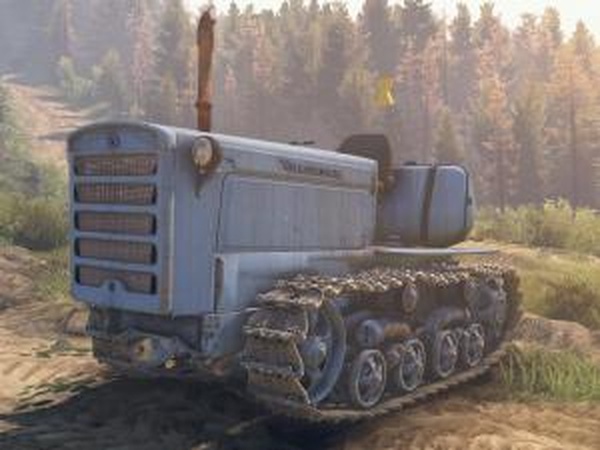 Снова о гусеницах в SpinTires или ДТ-75 с рабочими гусеницами
