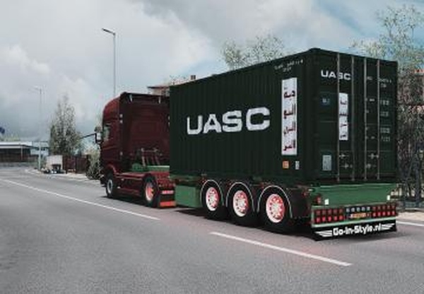Container Trailerверсия 1.2 для Euro Truck Simulator 2 (v1.35.x, 1.36.x)