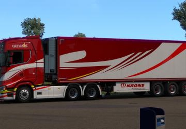 Скин Genesis для Kroneверсия 1.0 для Euro Truck Simulator 2 (v1.35.x, 1.36.x)
