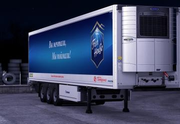 Скин «FishHouse» для Krone CoolLinerверсия 1.0 для Euro Truck Simulator 2 (v1.35.x, 1.36.x)
