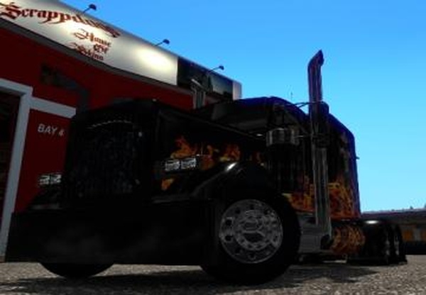 Скин Soul Reaper для Peterbilt 389версия 1.0 для Euro Truck Simulator 2 (v1.35.x, 1.36.x)