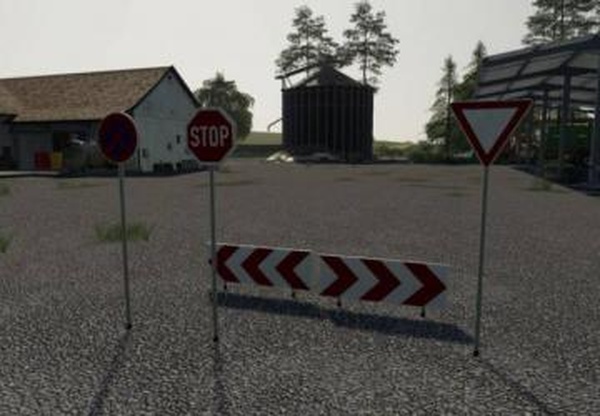 Streetsignsверсия 1.0.0.0 для Farming Simulator 2019
