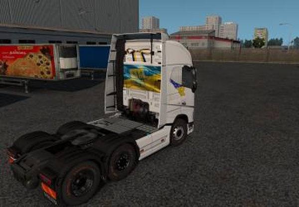 Skin Volvo Ukrверсия 1 для Euro Truck Simulator 2 (v1.35.x  1.36.x)