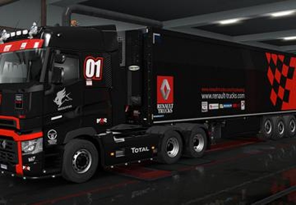 Скинпак Renault Trucks Racingверсия 1.0 для Euro Truck Simulator 2 (v1.35.x, 1.36.x)