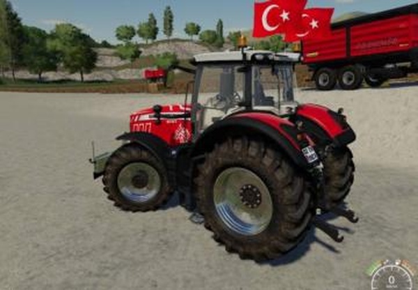 Massey Ferguson 8737версия 1.5 для Farming Simulator 2019