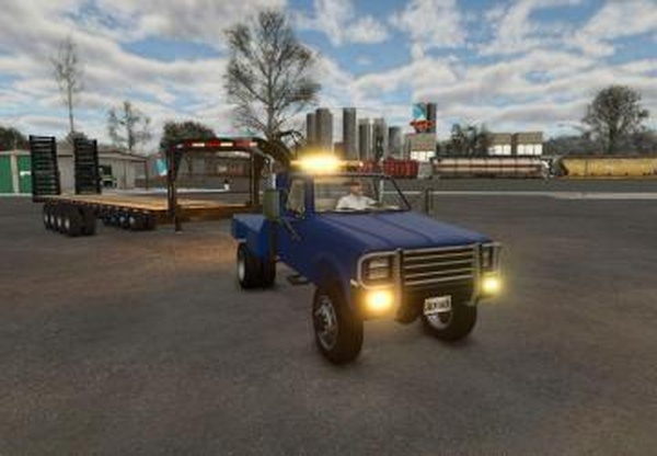 Flatbed Service Truckверсия 1.0.0.0 для Farming Simulator 2025