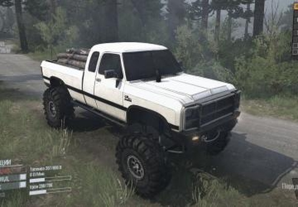 Dodge Ram W250 1991версия 2 для Spintires: MudRunner (v29.01.18)