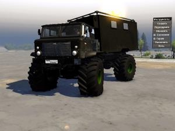 Газ-66 «Мамонтёнок»версия 1 (не Steam) для SpinTires (v03.03.16)