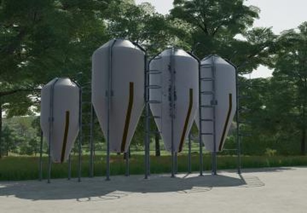 Agriculture Silos In Fiberglass Multifruitv1.0.0.0 для Farming Simulator 2022