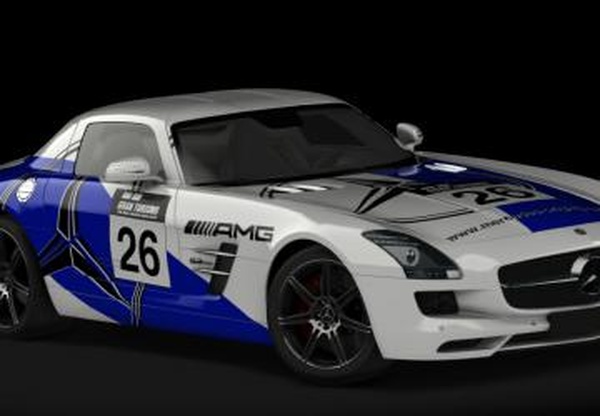 Mercedes SLS AMG R4версия - для Assetto Corsa